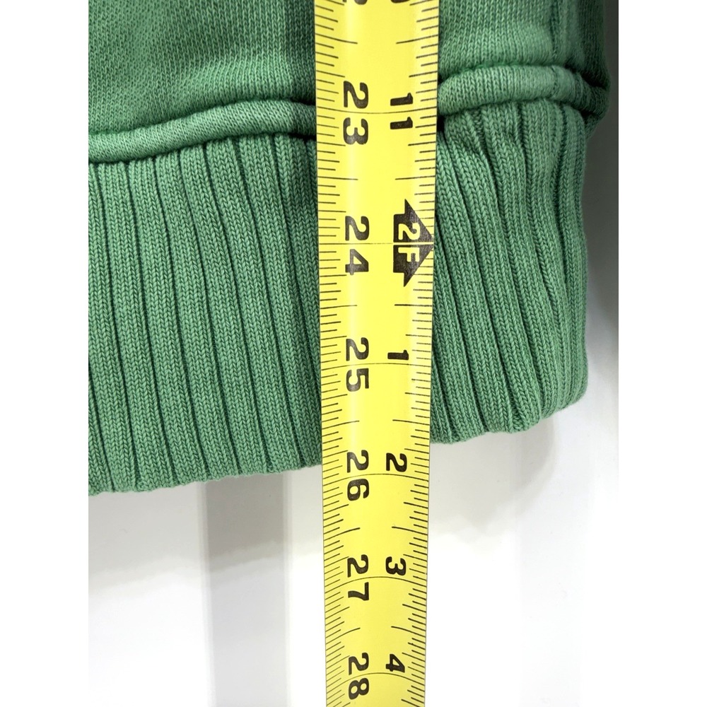 Aerie Down To Earth Quarter 1/4 Zip Sweatshirt Oversized Distressed Women XXS - Picture 3 of 11